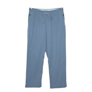 ATHLETA Trekkie Straight Crop Pant Minimalist Grey Lightweight Casual Women's 8